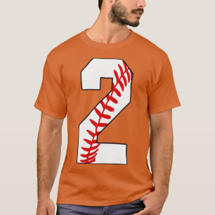 Honkbal Nummer 2 2 Honkbal Jersey Favoriete Spelen T-shirt