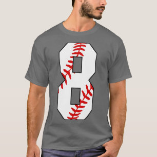 Honkbal Nummer 8 8 Baseball Jersey Favoriete Spele T-shirt