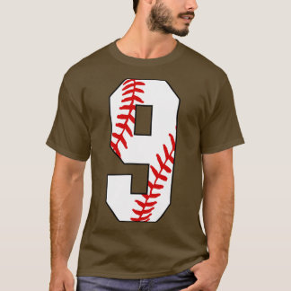Honkbal Nummer 9 9 Baseball Jersey Favoriete Spele T-shirt