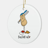 Honkbal Nut T-shirts en geschenken Keramisch Ornament (Links)