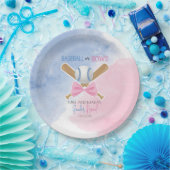 Honkbal of bogen gender onthullen Papieren Bord (Feest)