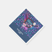 Honkbal of Bogen Roze of Blauw Geslacht onthullen Servet (Hoek)