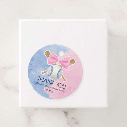 Honkbal of boog gender onthullen dank u label (In situ)