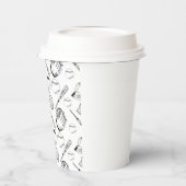 Honkbal of softbal collage papieren bekers (Links)