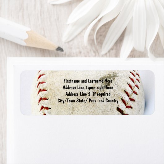  honkbal- of softbalsteken etiket (Insitu)
