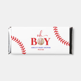 Honkbal Oh Jongen Rood Wit Baby Shower