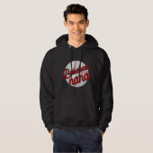 Honkbal Oma Honkbalspeler Grootmoeder Moederdag Hoodie (Voorkant volledig)