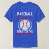 Honkbal Oma Oma Oma Honkbal Speler T-shirt (Design voorkant)