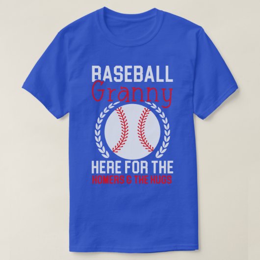 Honkbal Oma Oma Oma Honkbal Speler T-shirt (Design voorkant)
