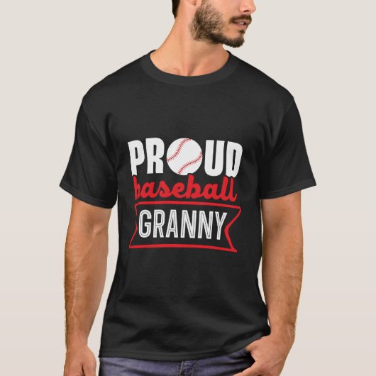 Honkbal Oma Oma Oma Honkbal Speler T-shirt (Voorkant)