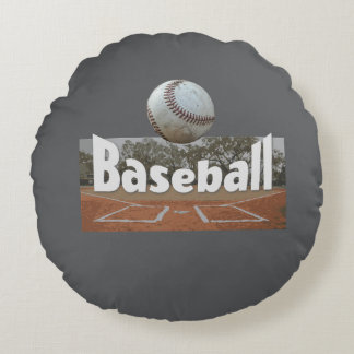 Honkbal ontwerp rond kussen