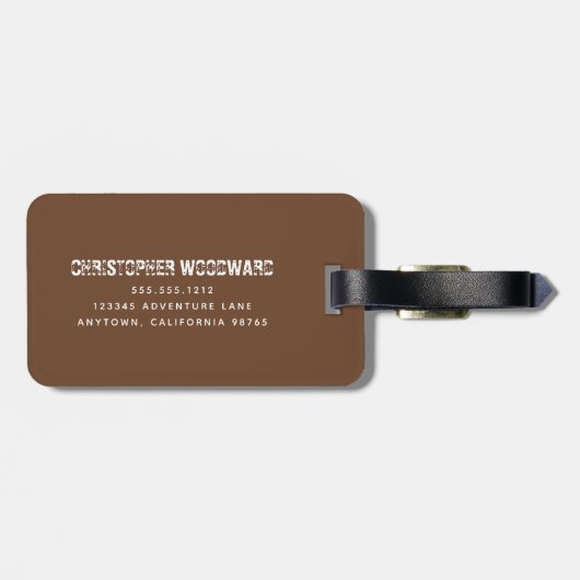  honkbal op maat bagagelabel (Achterkant horizontaal)