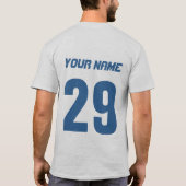 Honkbal opa, met rugprint t-shirt (Achterkant)