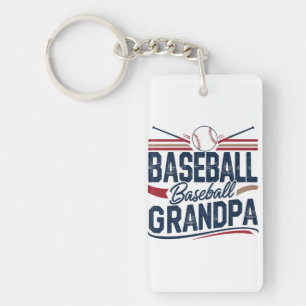 honkbal opa sleutelhanger
