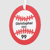 Honkbal Ornament (voorkant)