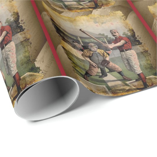 Honkbal:Oud Cadeaupapier (Rol Hoek)