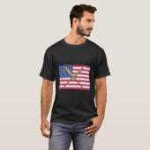 Honkbal Outfit Verenigde Staten American Flag Gift T-shirt (Voorkant volledig)