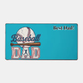 Honkbal, pa. Beste papa! Gepersonaliseerd Bureaumat (Voorkant)