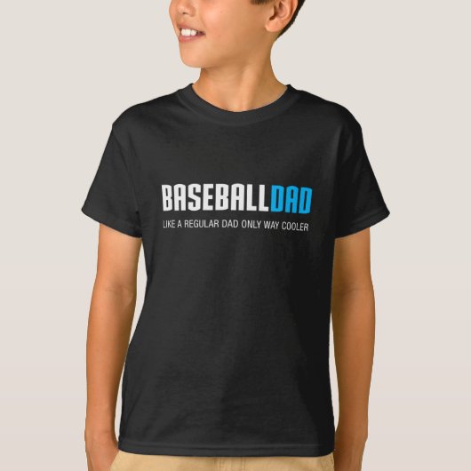 Honkbal Papa Grappig Schattige Vaderdag Gift T-shirt (Voorkant)