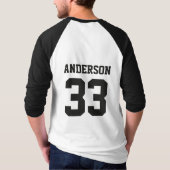 Honkbal Papa Shirt Custom Baseball Shirt (Achterkant)