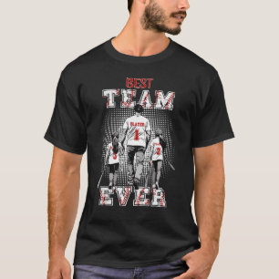 Honkbal Papa u2013 Vader en 2 Dochters u2013 Be T-shirt