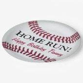 Honkbal papieren borden bordje (Gekanteld)