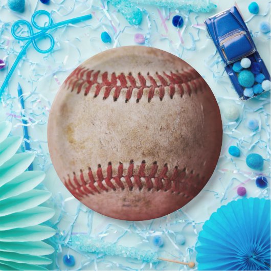 honkbal papieren bordje (Feest)