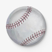 Honkbal Papieren Bordje (Voorkant)