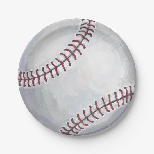 Honkbal Papieren Bordje (Voorkant)