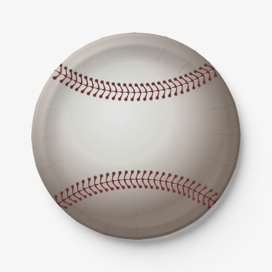 Honkbal Papieren Bordje (Voorkant)