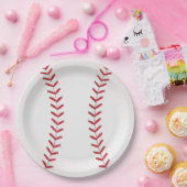 Honkbal Papieren Bordje (Feest)