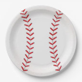 Honkbal Papieren Bordje (Voorkant)