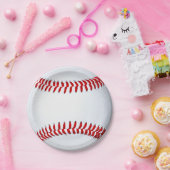 Honkbal Papieren Bordje (Feest)