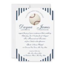 Honkbal Park Stripes Wedding