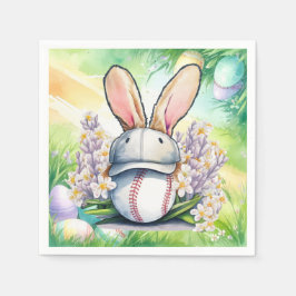 Honkbal Pasen thema Servet