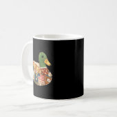 Honkbal Patchwork Mallard Eend Speldag Koffiemok (Voorkant links)