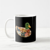 Honkbal Patchwork Mallard Eend Speldag Koffiemok (Links)
