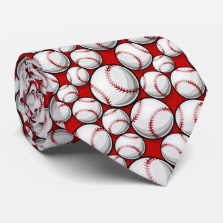 Honkbal patroon stropdas