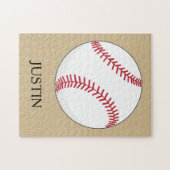 Honkbal personaliseren legpuzzel (Horizontaal)