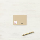 Honkbal personaliseren post-it® notes (Op bureau)