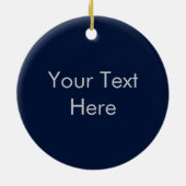  honkbal, persoonlijke bal keramisch ornament (Achterkant)