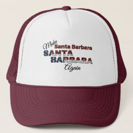 Honkbal Pet: Maak Santa Barbara Santa Barbara Aga Trucker Pet