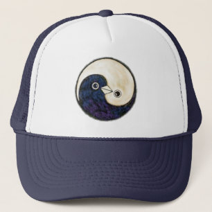 Honkbal pet Yin Yang ontwerp met duiven