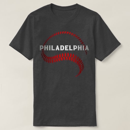 Honkbal Philadelphia T-shirt (Design voorkant)
