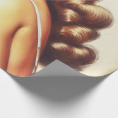 honkbal pin-up cadeaupapier (Hoek)