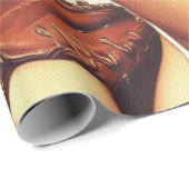  honkbal pin-up cadeaupapier (Rol Hoek)