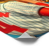 honkbal pin-ups poster (Hoek)