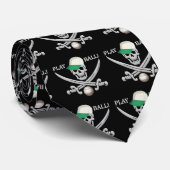 Honkbal Pirate stropdas (Opgerold)