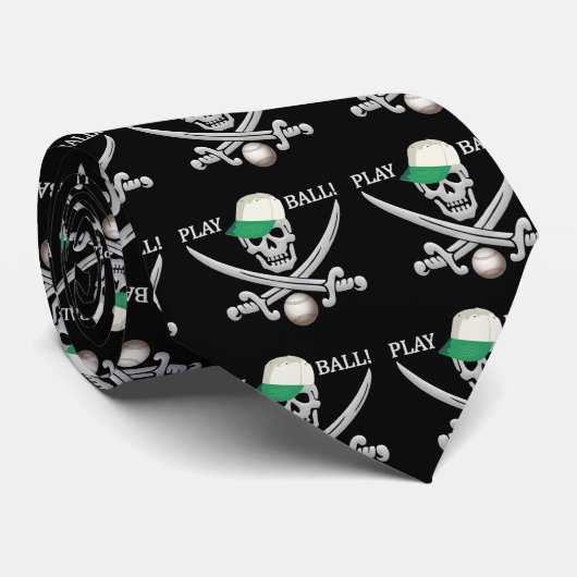 Honkbal Pirate stropdas (Opgerold)