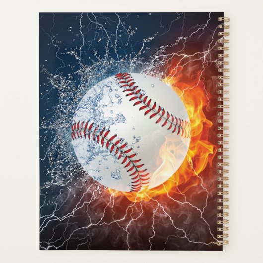 honkbal planner (Achterkant)